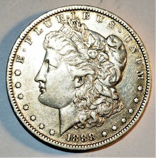 1888 - O Morgan 90 Silver Dollar U.  S.  Collectible Coin A,