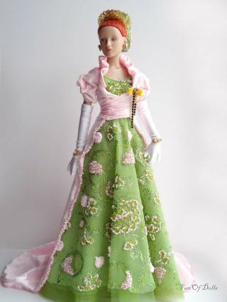 Outfit/dress Ooak Handmade For Tonner Doll 16 " Antoinette / Cami / Jon