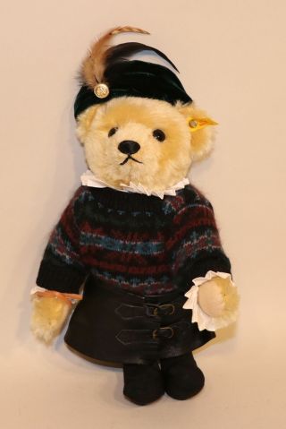Steiff Ralph Lauren Polo Teddy Bear Romance Girl Leather Skirt 027130 673