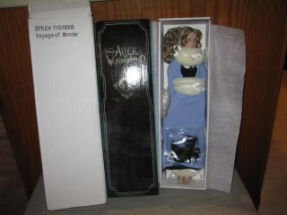 Nrfb Tonner Doll Disney & Tim Burton Alice In Wonderland " Voyage Of Wonder "
