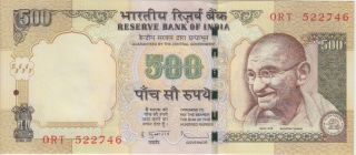 India Banknote P99f Var.  500 Rupees 2011,  Unc
