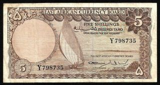5 Shillings From East Africa 1964 M3