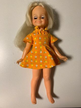 Vintage Chrissy Doll In Dress From 1971