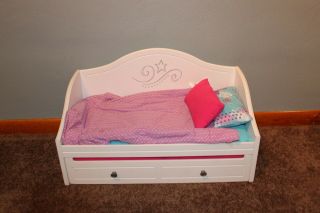 American Girl Trundle Bedroom Set For 18 Inch Doll