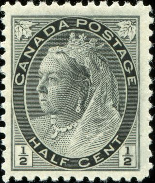 Canada Scott 74 Queen Victoria “numeral” Issue Vf Mnh Og (19288)