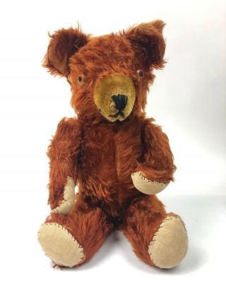 Well Loved Antique Steiff Style Vintage 15” Teddy Bear Soft Plush Doll Toy