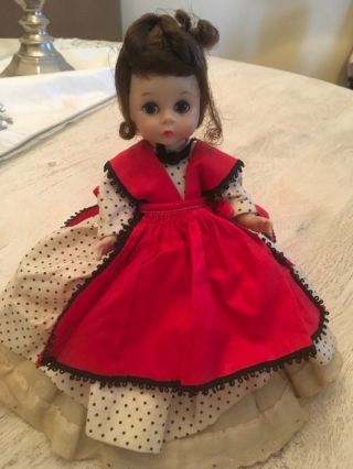 Rare And Collectible Vintage Madame Alexander 8” Doll Bent Knee “alex”