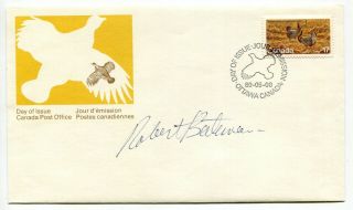 Canada Fdc 1980 Wildlife - Prairie Chicken - Artist Signed - Robert Bateman