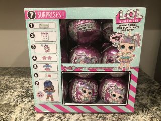 Lol Surprise Sparkle Series Full Case Of 18 With Display Box -