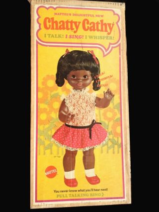 Black Chatty Cathy Doll