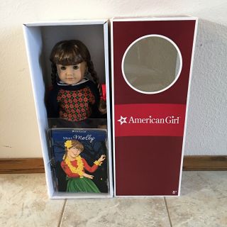 American Girl Molly Doll & Book 18 " Doll Friend Of Emily Doll Retired Version