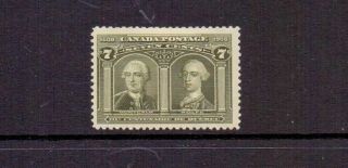 Canada 1908 7c Quebec Mh