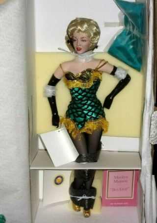 Very Rare Franklin Bus Stop Marilyn Monroe Porcelain Heirloom Doll