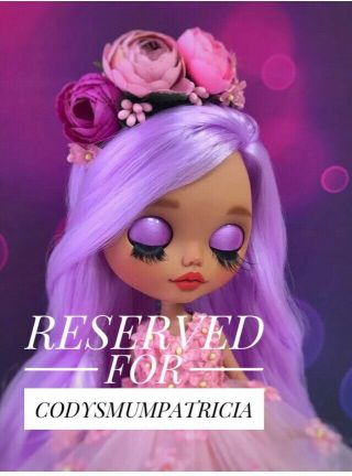 Reserved For Codysmumpatricia / Payment № 2 / Dont Buy/ Blythe Doll Custom Ooak