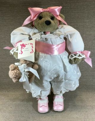 Vintage Rare Apple Whimsey Bear W Tag “marie” 17” Tall 11/50 ?