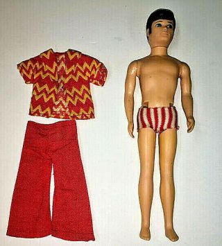 Gary Friend Of Dawn Doll Topper With Outfit 1970 