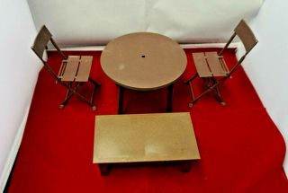 G.  I.  Joe Furniture (table,  Chairs (2),  Living Room Table) (437)