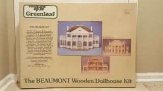 Never - Opened Greenleaf Beaumont Wooden Dollhouse Kit 1:12 Scale Nib Rare