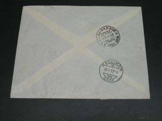 Ethiopia 1958 registered cover to switzerland 11255 2