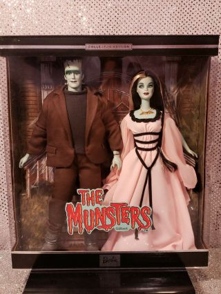 The Munsters Giftset Barbie Ken Doll 2001 Collector Edition Mattel 50544 Nrfb