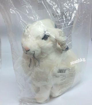 Steiff Studio Arctic Hare Cuddly Soft Woven Fur White Mib - 501203