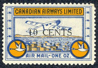Private Commercial Airline Stamp - Canadian Airways Limited