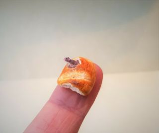 Dollhouse Miniature Mouse Infested Bread Fanni Sandor 1/12th Scale