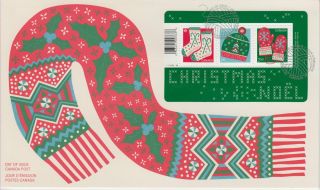 Canada 2018 Christmas Warm And Cozy Souvenir Sheet First Day Cover