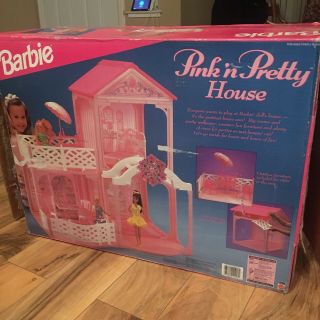 1995 Barbie Pink’n Pretty House Rare Near Complete 90’s Mattel Doll Collectable