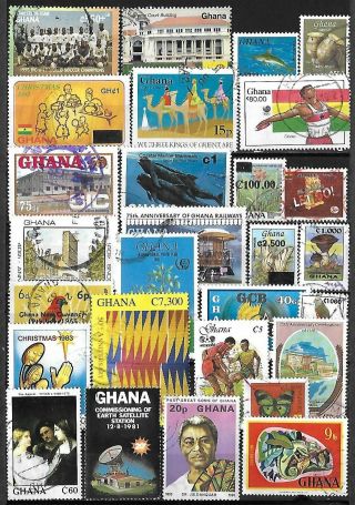 Ghana Selection Including Many Recent Items $100 Scv