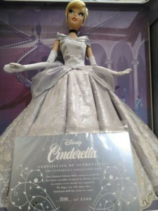 Disney Cinderella Limited Edition Doll By Saks 5th Ave 549 Of 2500 Nib