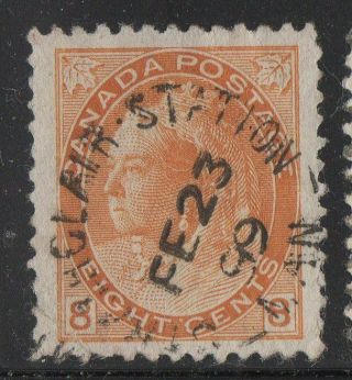 Moton114 82 Numeral 8c Canada Well Centered Xf