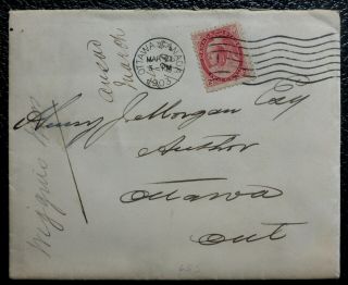 Henry Morgan Etienne Wiggins Personal Letter Dept.  Of Finance 1903 Ottawa