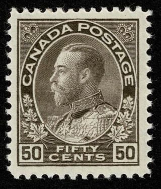 Canada Stamp Scott 120 50c King George V Admiral Issue 1912 Lh Og