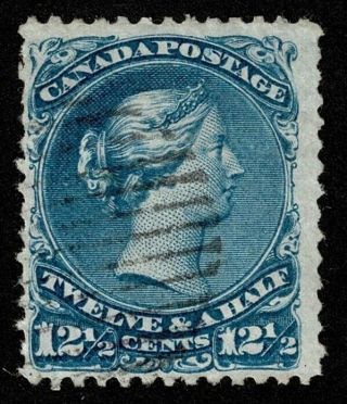 Canada Stamp Scott 28 12c Queen Victoria 1868