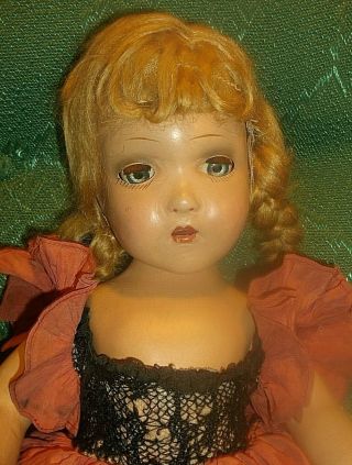 18 - In All Composition Doll,  Horsman Bright Star,  Vintage 1940s,  Needs Clothing