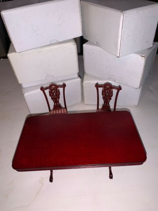 Bespaq Miniatures Dining Table And 6 Chairs