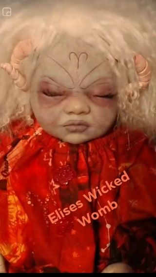 Reborn Ooak Fantasy Zodiac Aries Baby Elises Wicked Womb March April