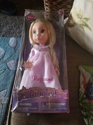 Disney Tangled Rapunzel Animators Doll W/ Tinsel Hair 1st Edition