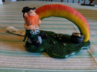 Annalee 3 " Rainbow Leprechaun - Very Good - 169603 St.  Patrick 
