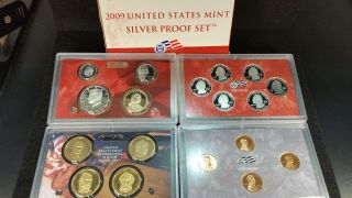 2009 - S Silver Proof Set (18 Coins) With Box/coa,  Special 2009 Lincoln Cents