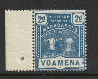 Voamena Madagascar British Inland Mail 1895 Local Stamp,  Nhm
