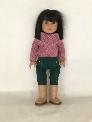 American Girl Doll Ivy Ling Asian Short Hair Julie Frend Retired 18 " 2008 K4