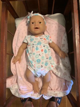 Ivita 18  Full Body Silicone Baby Doll 3800g Reborn Baby Girl Xmas Gift