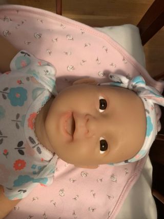 IVITA 18  Full Body Silicone Baby Doll 3800g Reborn Baby Girl Xmas Gift 3