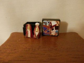 Dollhouse Miniature 1/12 Scale Japenese Wedding Doll Present Set