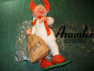 Annalee Doll 21 ",  Halloween 1990 Trick Or Treat Child In Bunny Rabbit Costume