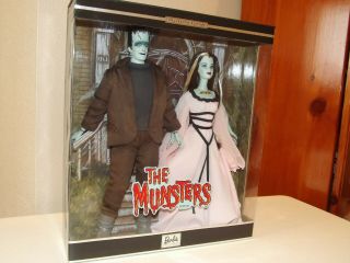 2001 Mattel The Munsters Lily And Herman Gift Set 50544 Nrfb