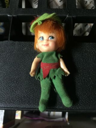Vintage Mattel Liddle Kiddles Storybook Peter Pan Paniddle 3547 Hard To Find G1