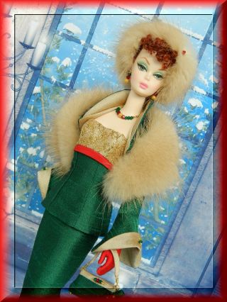 Cool Yule Ooak Christmas Fashion Fits Silkstone Barbie Joby